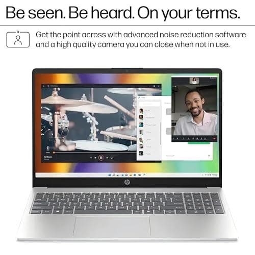 HP 15.6" Touchscreen Laptop 2026, Windows 11 Pro, Intel Core i7-1355U(up to 5.0 GHz), 15.6 inch FHD Touch Screen, 16GB RAM, 512GB SSD, Copilot AI, Fast Charge, for Business Student, Accessories — view 2