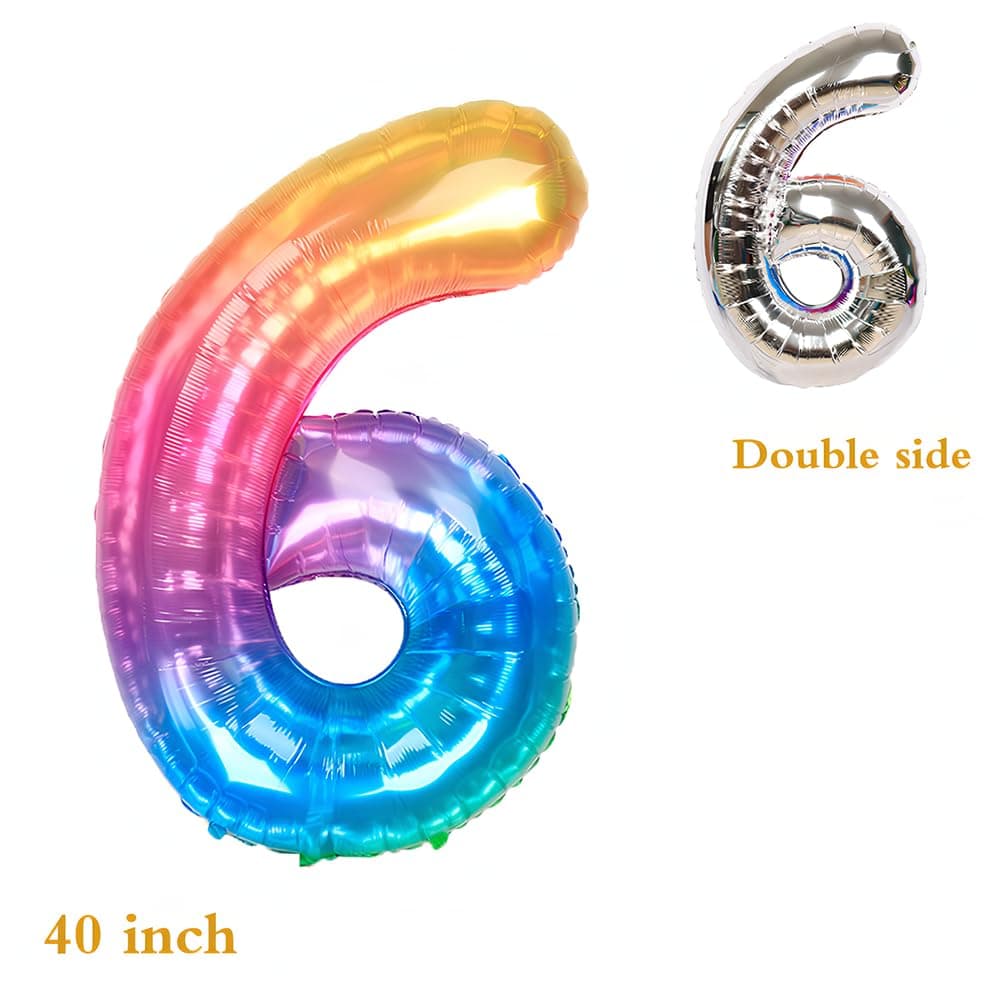 Foil Globo Número 5 Azul 40" (101cm), Inflable Helio o aire, Gigante Numeros 0-9, 10-19, 20-29, 30-100, Grande Globos Decoración para La Boda Aniversario y Cumpleaños Fiestas — view 447