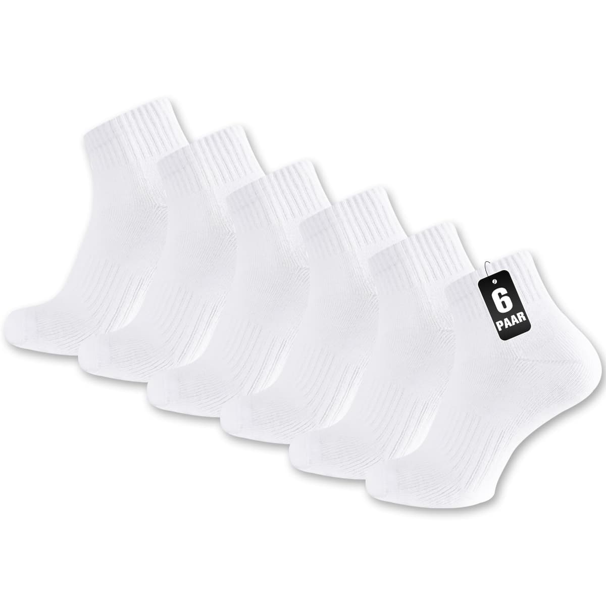 Calcetines deporte hombre calcetines cortos algodón transpirables de verano para running, deporte, correr, casa, trabajo, con suela de felpa,6/10 Pares — view 11