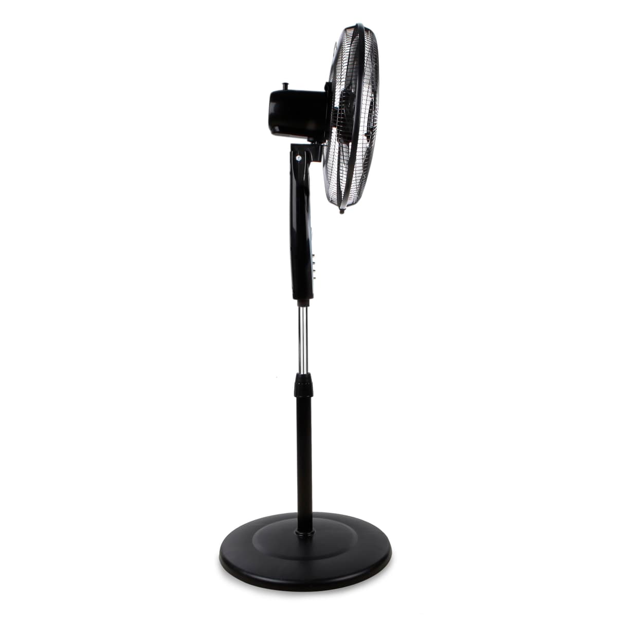 Orbegozo SF 0149, Ventilador de pie, 60 W, 3 velocidades, oscilante, silencioso, cabezal inclinable, altura regulable hasta 128 cm, rejilla de seguridad, tamaño de aspas 40 cm, color negro — view 2