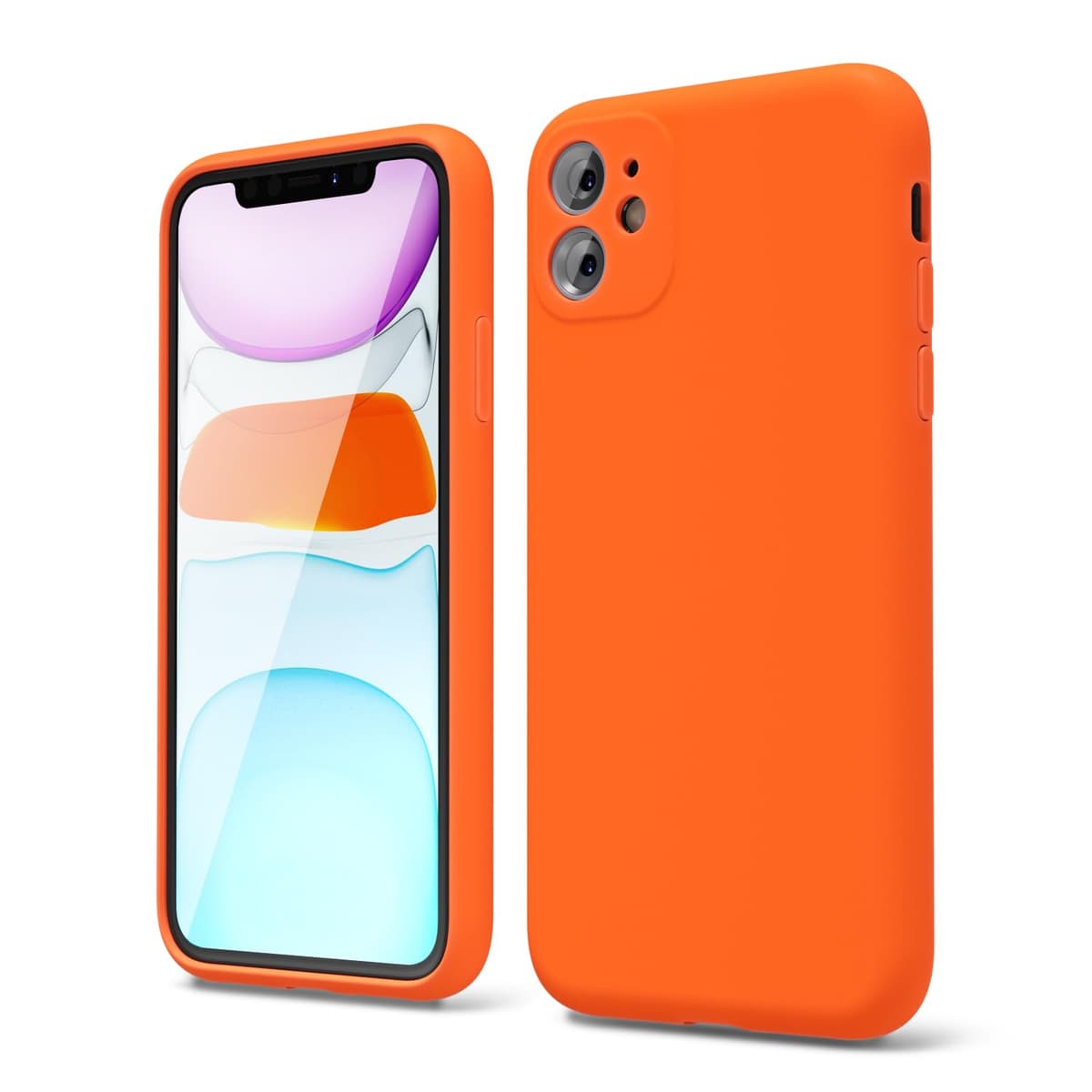 oakxco for iPhone 17 Pro Max Phone Case Liquid Silicone, Cute Thin Slim Grip Soft Rubber Gel for Women Men, Smooth Matte TPU Plain Solid Color Girly Simple Case with Camera Cover, Light Pink — view 1790