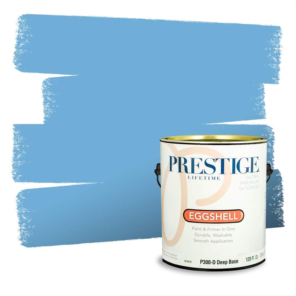 PRESTIGE Paints Interior Paint and Primer In One, 1-Gallon, Semi-Gloss, Comparable Match of Valspar* Dewdrop* — view 573