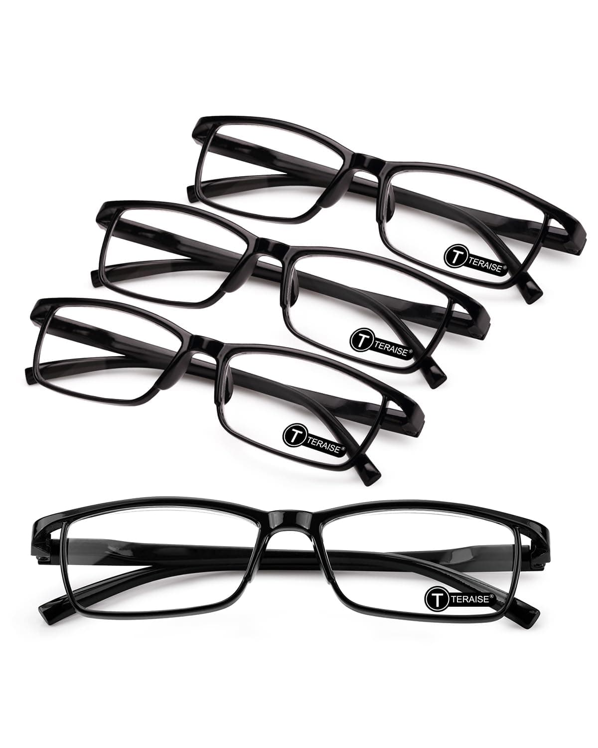 TERAISE Gafas de lectura anti luz azul, ligeras y cómodas gafas de lectura para hombres y mujeres, Lectores luz azul para computadora/teléfono incluido estuche para gafa — view 11