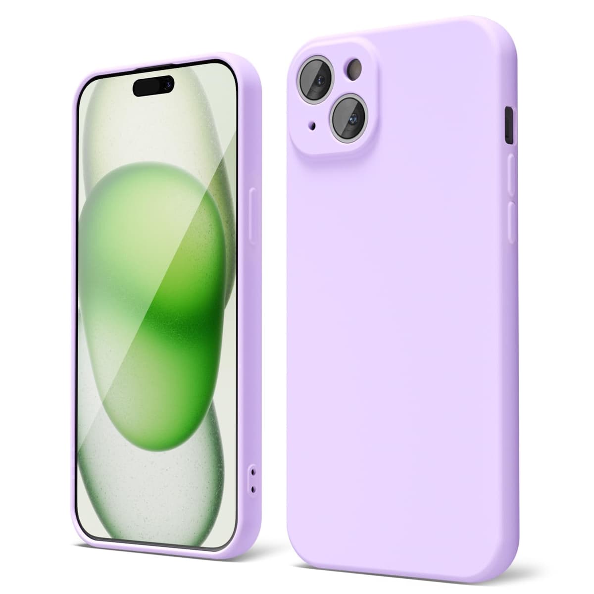 oakxco for iPhone 17 Pro Max Phone Case Liquid Silicone, Cute Thin Slim Grip Soft Rubber Gel for Women Men, Smooth Matte TPU Plain Solid Color Girly Simple Case with Camera Cover, Light Pink — view 1000