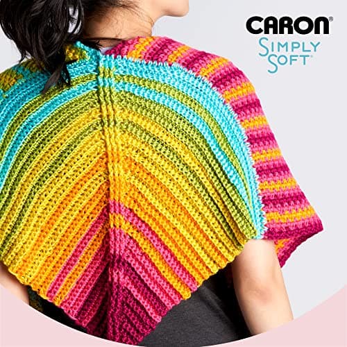 Caron Simply Soft Abyss Speckle Yarn - 3 Pack of 141g/5oz - Acrylic - 4 Medium (Worsted) - 235 Yards - Knitting/Crochet — view 2
