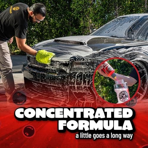 Chemical Guys Maxi Suds II Foaming Car Wash Soap – High Foam Car Wash Soap, Cherry Scent Shampoo and Gloss Booster for Foam Cannons, Guns or Buckets – Gentle, Safe for Trucks, SUVs, and RVs, 64 oz — view 2