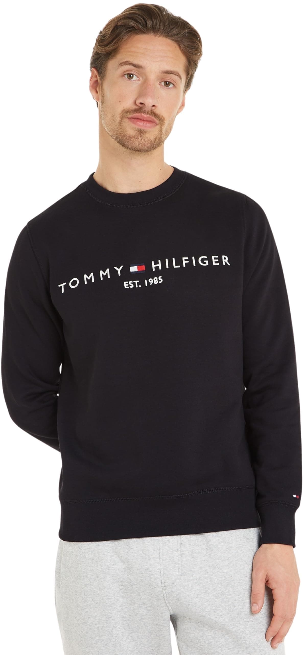 Tommy Hilfiger Sudadera Hombre Tommy Logo sin capucha