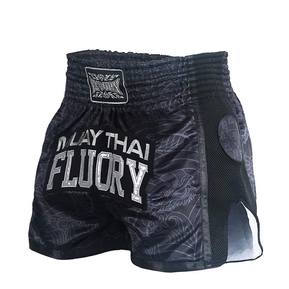 FLUORY Muay Thai Shorts, MMA Fight Shorts Ropa de Entrenamiento Jaula Lucha Grappling Artes Marciales Kickboxing Shorts Ropa — view 48