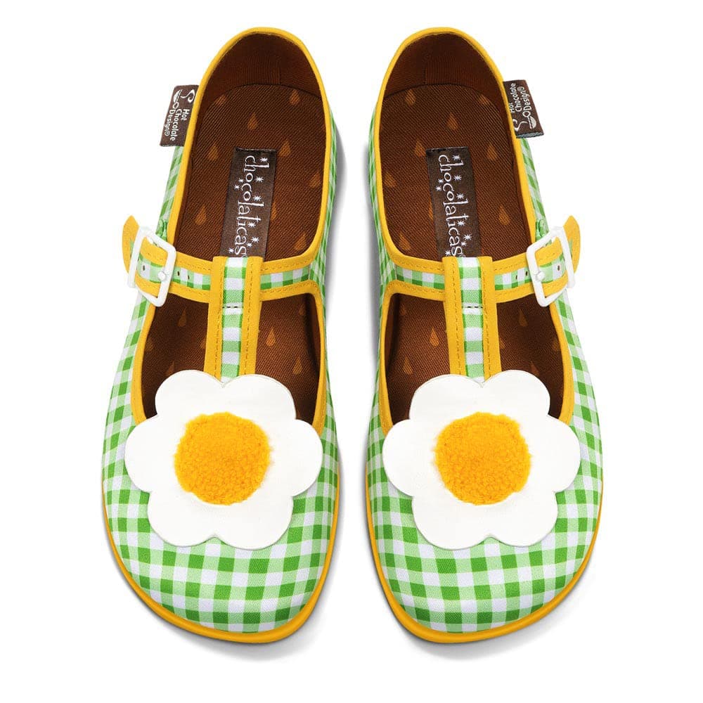 Hot Chocolate Design Chocolaticas Funky Canvas Women's Mary Jane Flat Shoes — view 61