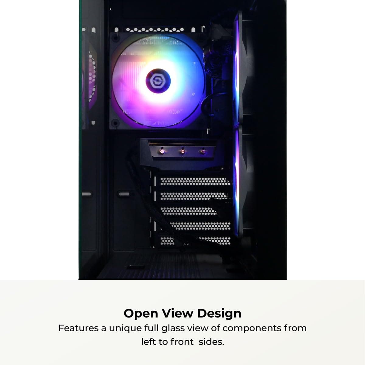 CyberPowerPC Gamer Xtreme Gaming PC, Intel Core i5-14400F 2.5GHz, GeForce RTX 5060 8GB, 16GB DDR5, 1TB PCIe 4.0 SSD, WiFi Ready & Windows 11 Home (GXiVR8060A47) — view 4
