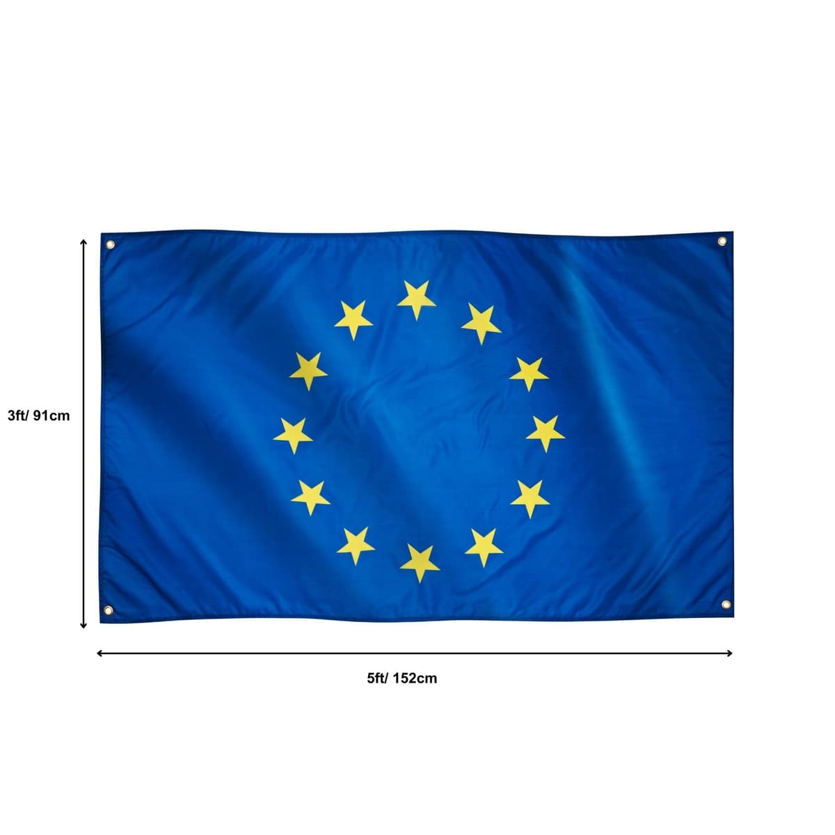 Runesol Cornwall Flag - 91x152cm, 3ft x 5ft, Cornish Flag, 4 Grommets, Eyelet in Every Corner, Premium Quality, Inside & Outside Use, Vivid Colours — view 203