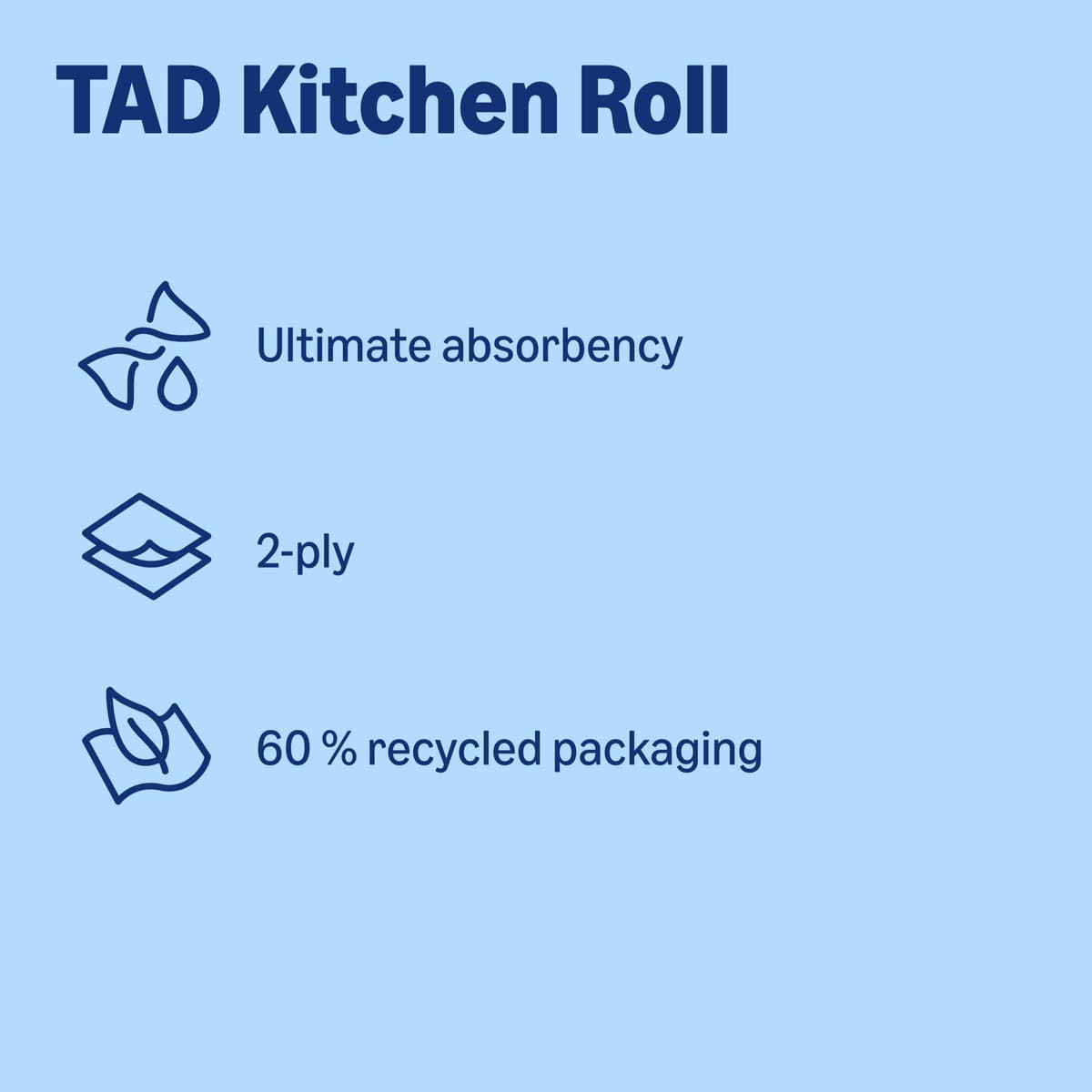 by Amazon Ultra Absorbent TAD Kitchen Roll, 4 Rolls (Pack of 1), 51 Sheets per Roll, FSC Certified — view 5