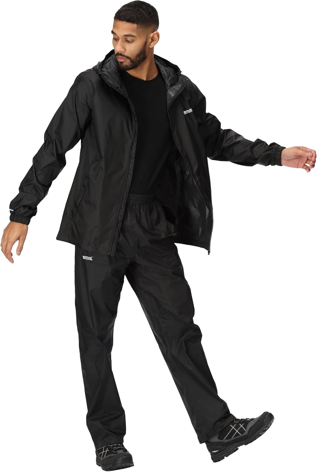 Regatta Men's Pack-it Waterproof Outdoor Overtrousers Pack-away Bag Hiking Lightweight