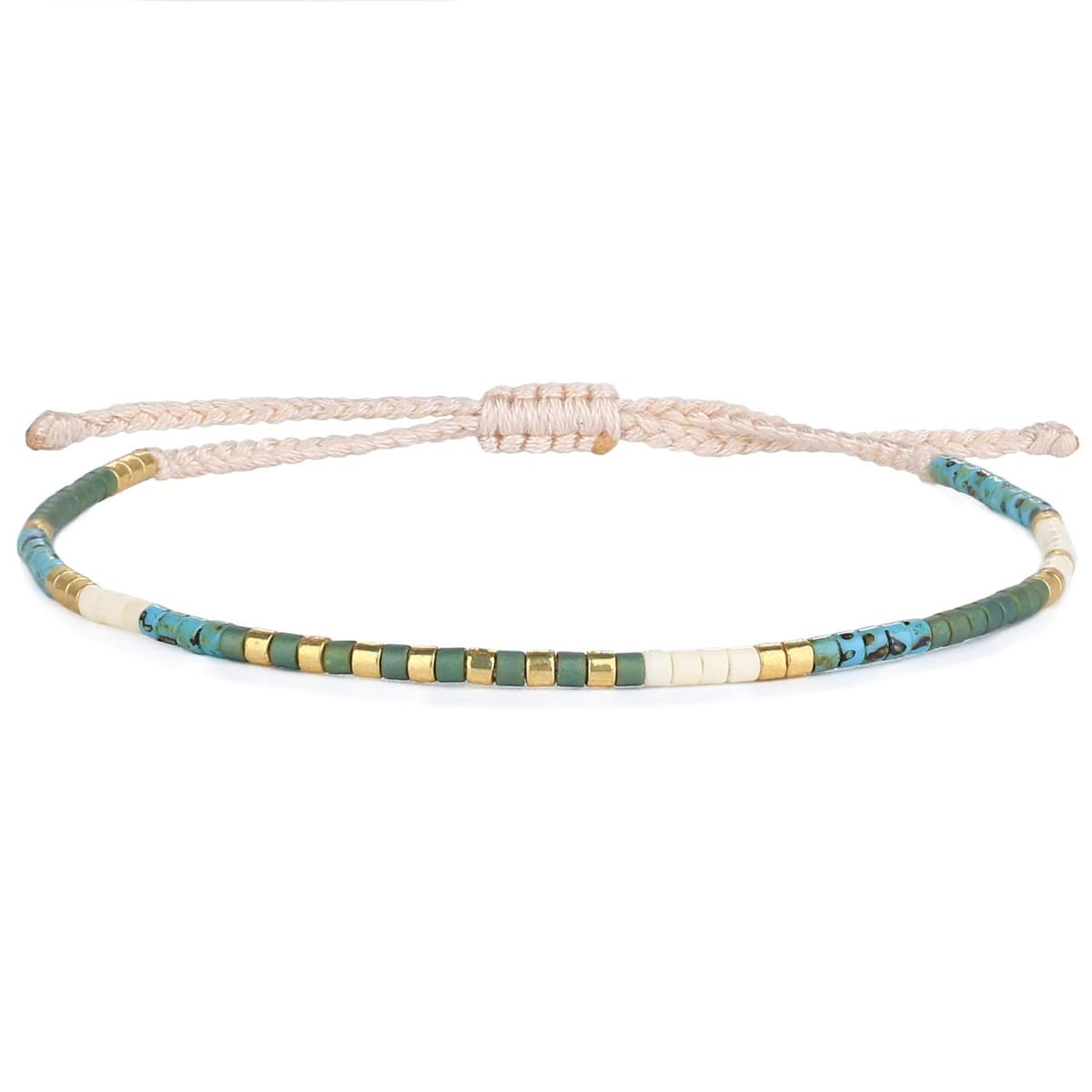 KELITCH Pulseras Amistad con Cuentas Concha Cristal Color Bohemio Pulsera Hecha A Mano Brazaletes Joyería para Mujer — view 42