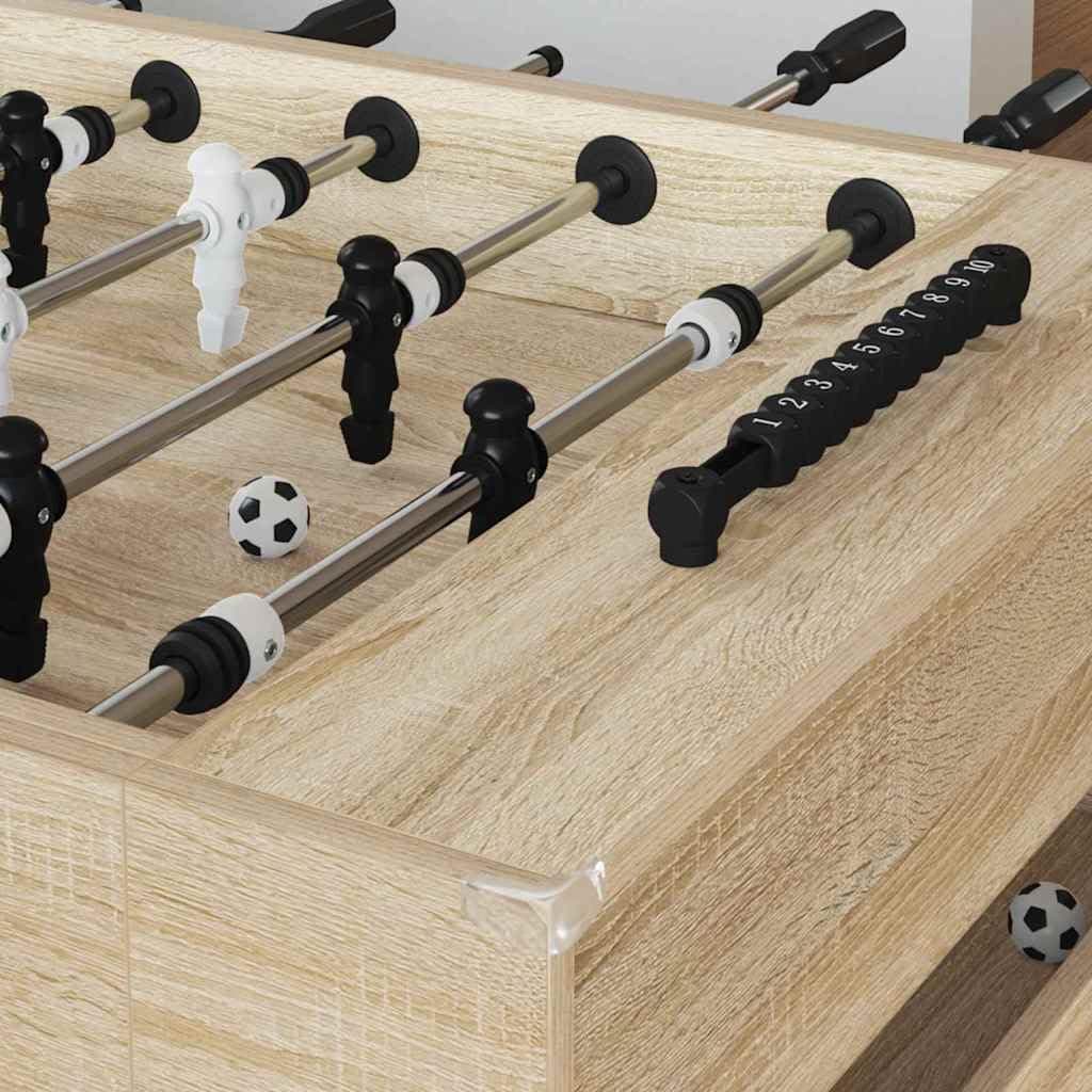 Refined Mesa de Futbolín Roble, Mesa de futbolín Rectangular, Moderna para Juegos en Interiores, competencias Familiares, diversión Nocturna y Fiestas — view 2