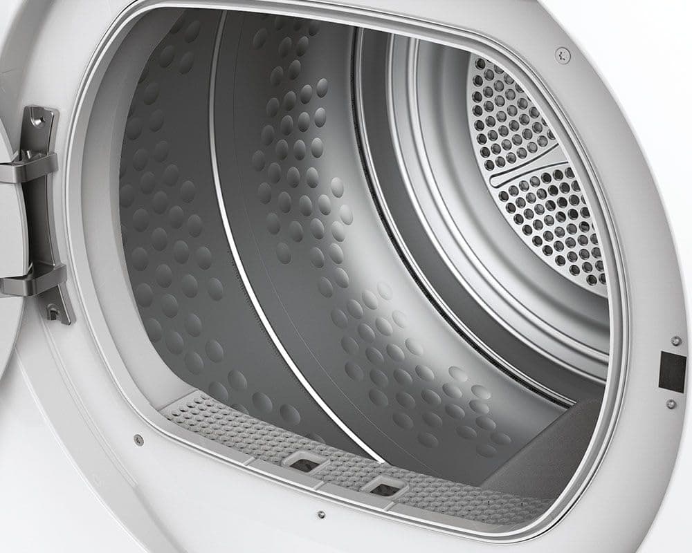 Hoover H-DRY 300 HLEH8A1LE 8KG Capacity, Front Load,A+ Energy,14 Programmes, Sensor Dry, Anti Allergy, Freestanding Heat Pump Tumble Dryer - Inside Water Container - White - HxWxD(cm) 85x60x59 — view 4