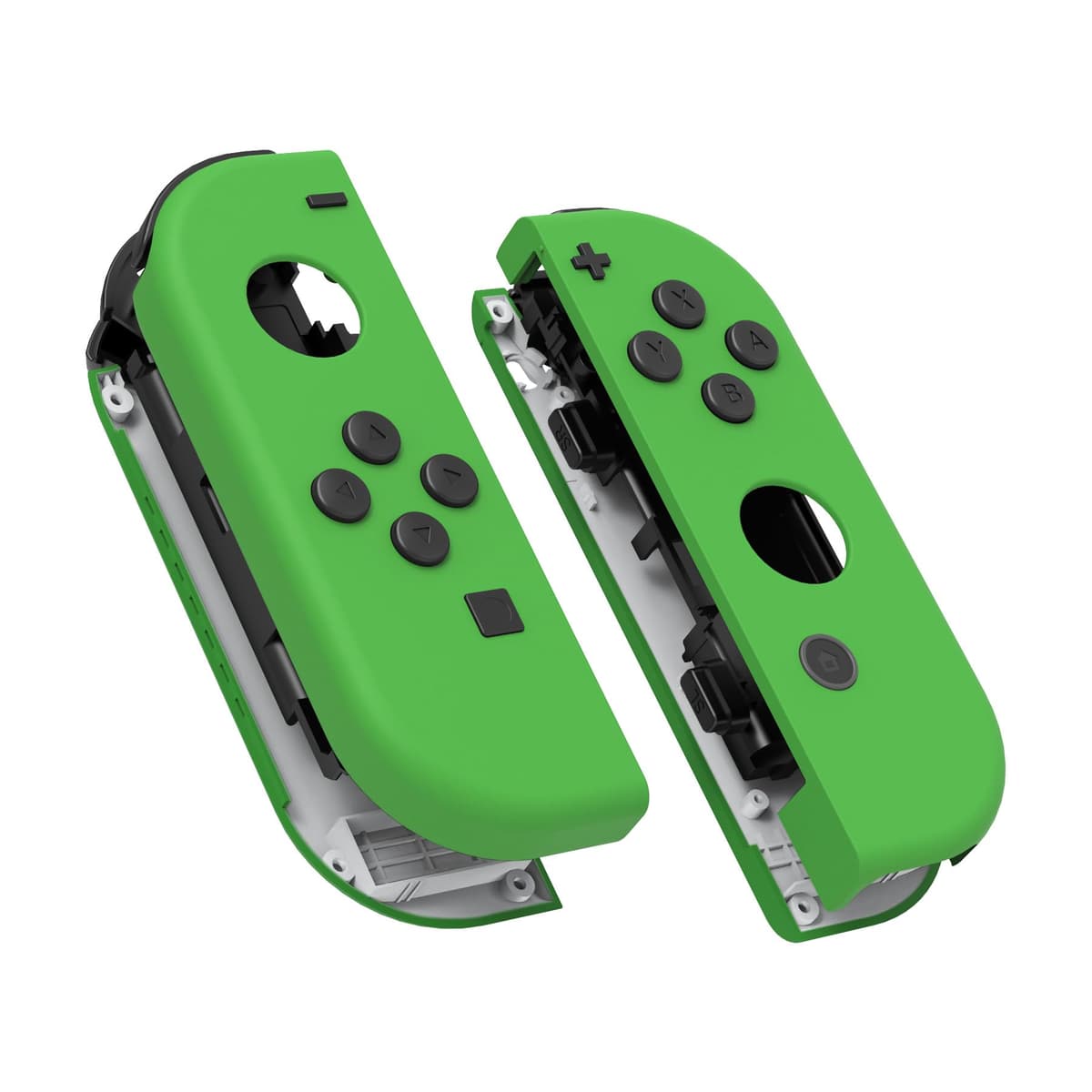 eXtremeRate Carcasa Joycon para Nintendo Switch & OLED Funda de Agarre Reemplazo Shell con Botones para Nintendo Switch Joycons OLED No Incluye Carcasa de Consola(Rojo Esmerilado) — view 16