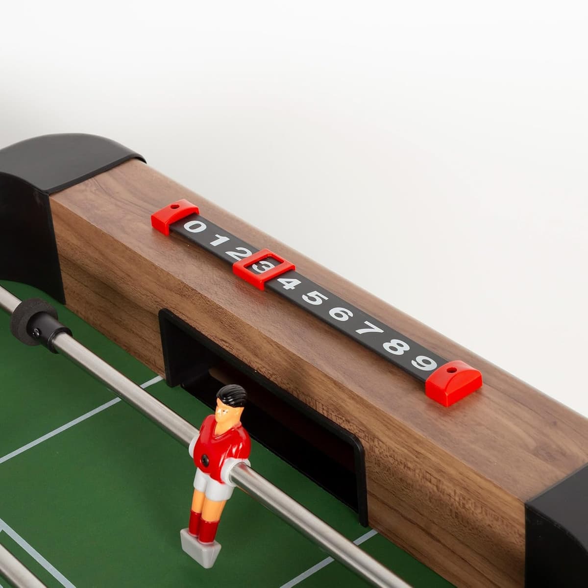 ColorBaby 85432 CB Games Futbolín para niños y Adultos, De Madera de Haya Resistente, Patas Metal, Marcadores manuales, 2-4 Jugadores, 121x61x81 cm, Futbolines, Juegos fútbol niño, Juguetes 6 años — view 3
