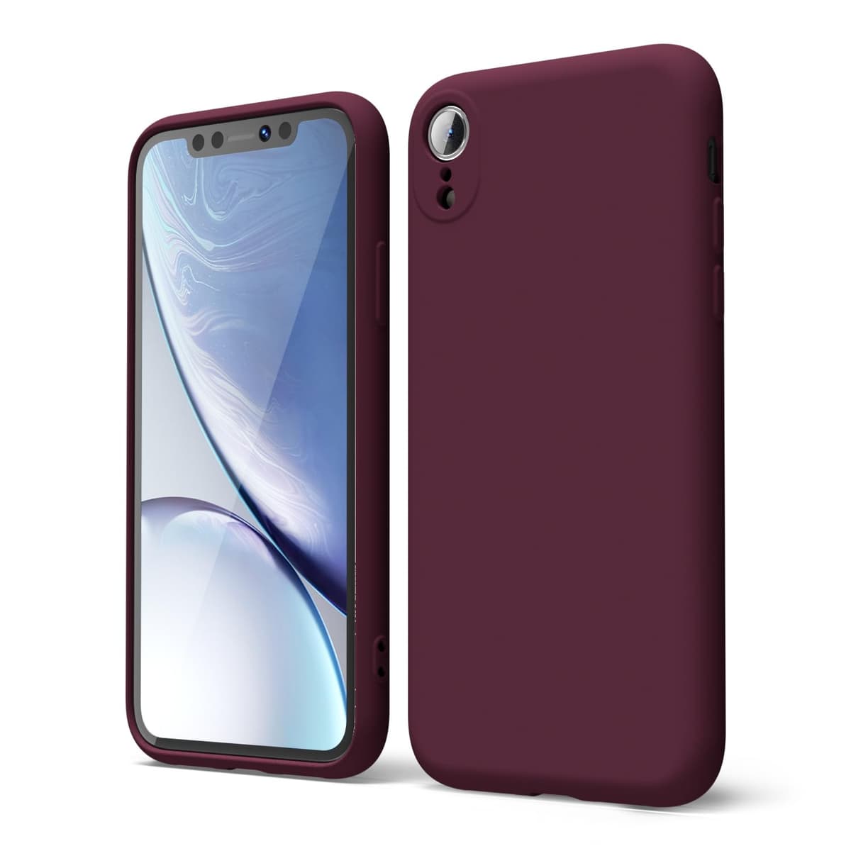 oakxco for iPhone 17 Pro Max Phone Case Liquid Silicone, Cute Thin Slim Grip Soft Rubber Gel for Women Men, Smooth Matte TPU Plain Solid Color Girly Simple Case with Camera Cover, Light Pink — view 894