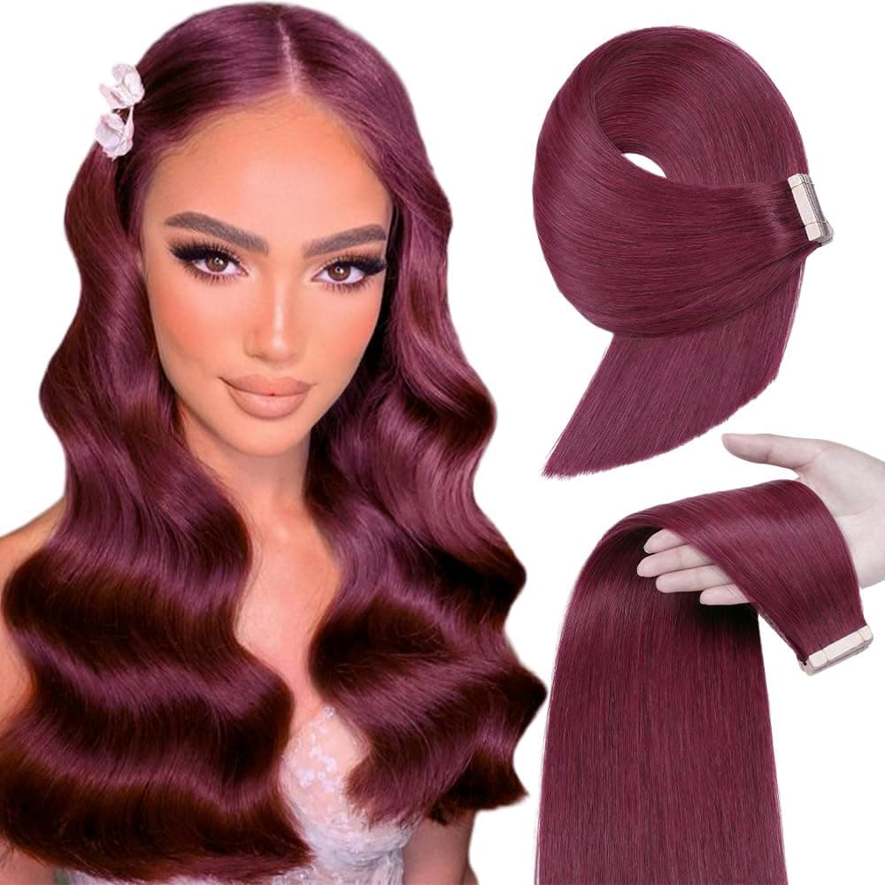 YDDM Extensiones Adhesivas Pelo Natural 20pcs 35cm 40g Negro - Extensiones De Cabello Humano (14 Pulgadas, 1B#) — view 19