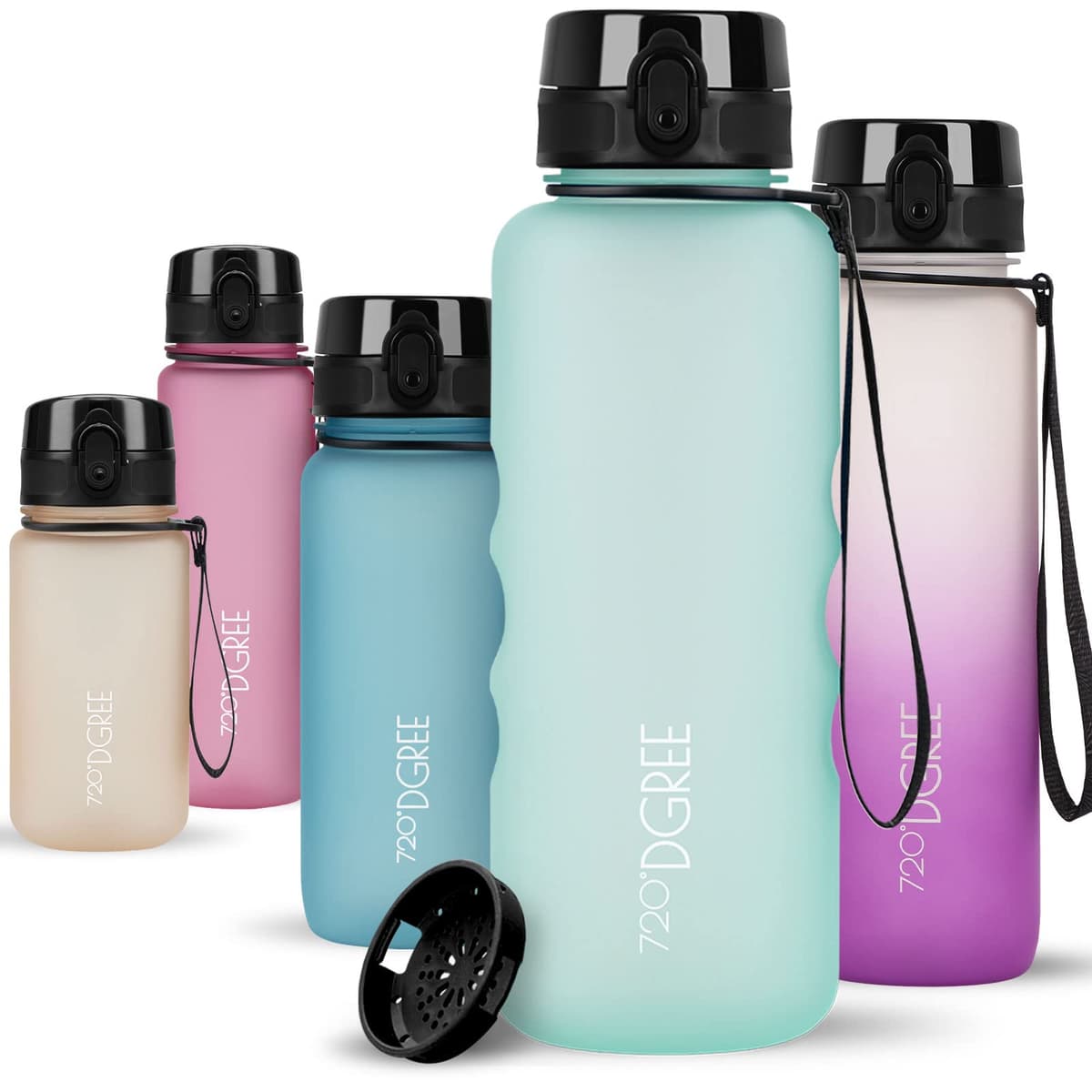 720°DGREE Botella de agua uberBottle – 1,5 litros, 1500ml | Novedosa botella deportiva | Sin BPA | Ideal para niños, fitness, deportes, fútbol, guardería, escuela, pequeños, antigoteo — view 58