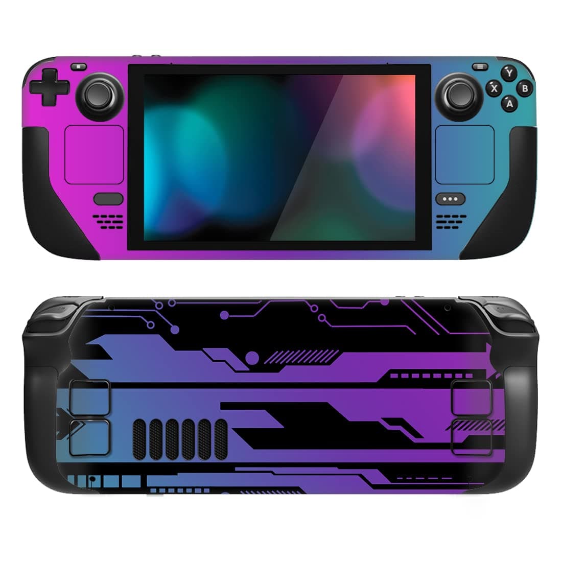 playvital Full Set Protective Skin Decal for Steam Deck LCD, Custom Stickers Vinyl Cover for Steam Deck OLED - Classics SNES Style — view 45