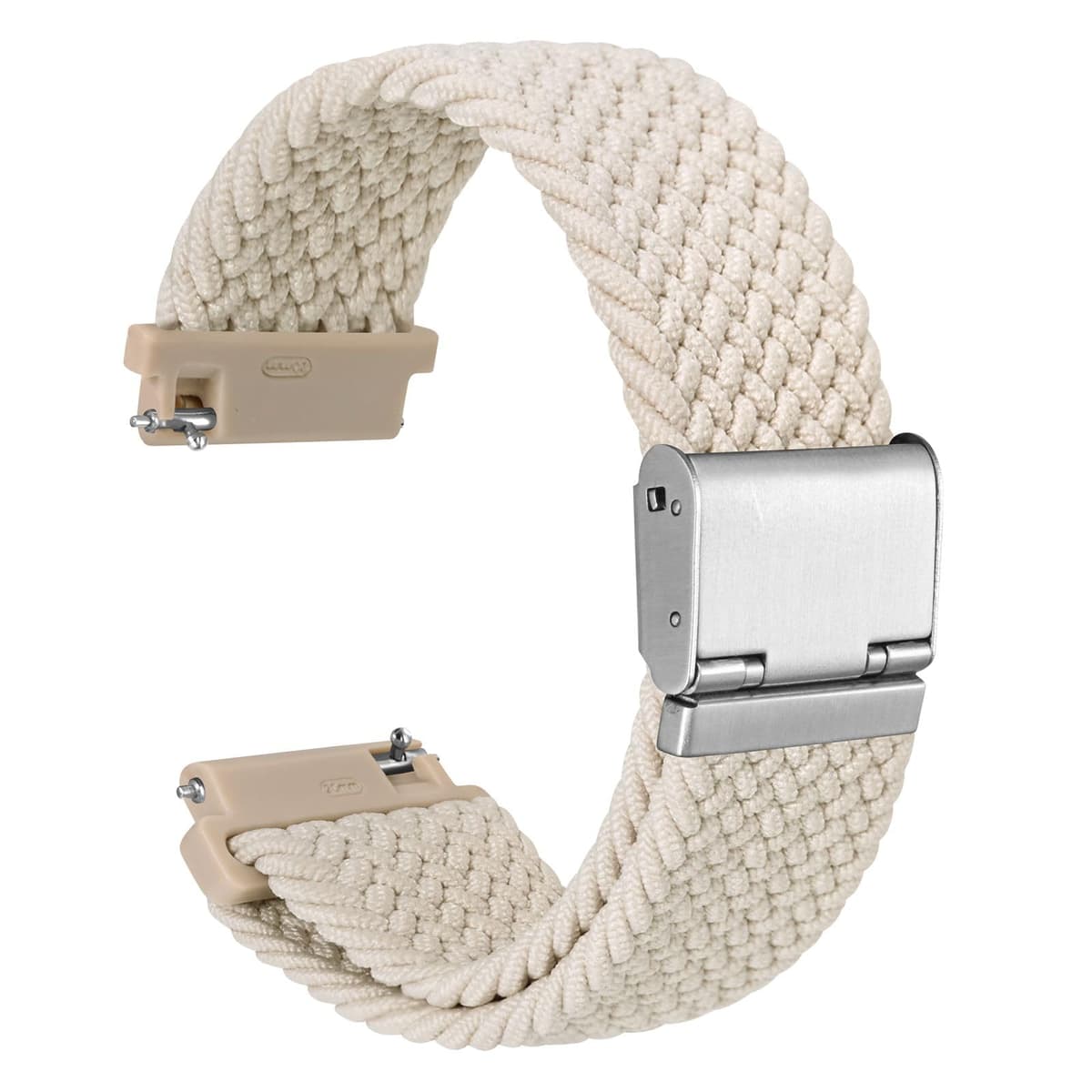 WOCCI Tejido Correas Reloj de Nailon para Hombre y Mujer, Hebilla Ajustable, Liberación Rápida, Trenzado Bandas Deportivas de Repuesto 18mm 19mm 20mm 21mm 22mm — view 11