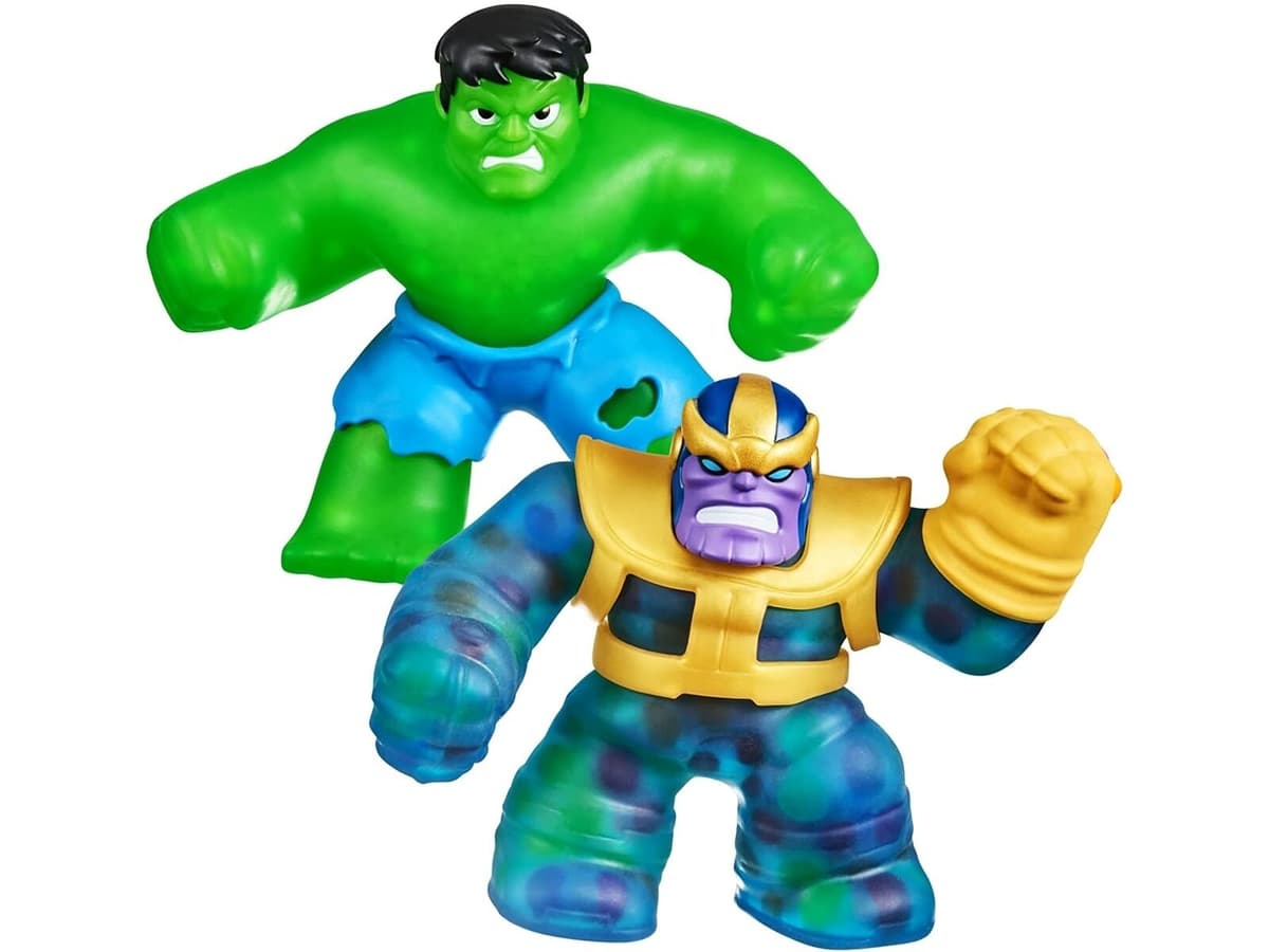 BANDAI - Goo JIT Zu Heroes Marvel Pack 2 Hulk y Thanos