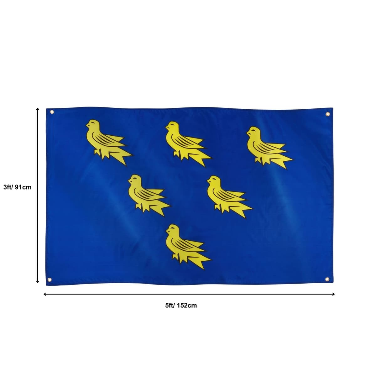 Runesol Lest We Forget, Premium Remembrance Poppy Day Flag - 3ft x 5ft, 4 Grommets, Indoors/Outdoors — view 606