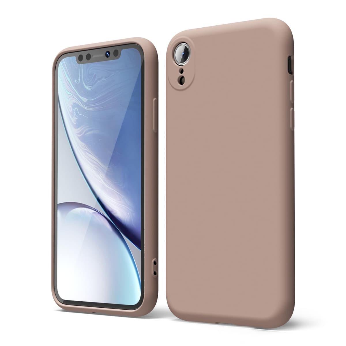 oakxco for iPhone 17 Pro Max Phone Case Liquid Silicone, Cute Thin Slim Grip Soft Rubber Gel for Women Men, Smooth Matte TPU Plain Solid Color Girly Simple Case with Camera Cover, Light Pink — view 548