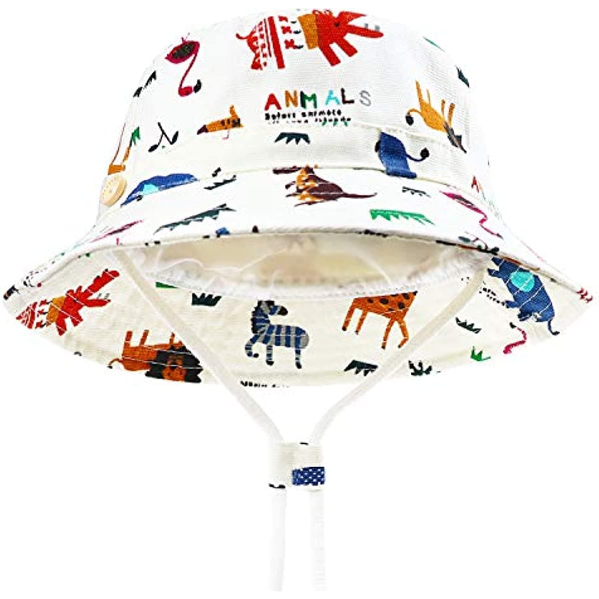 DRESHOW Unisexo Bebé Niña Niño Sombrero de Sol Verano Algodón Ajustable Pescador Gorra Protección de Sol Anti UV Para Exteriores/Natación/Playa/Piscina UPF 50+ — view 27