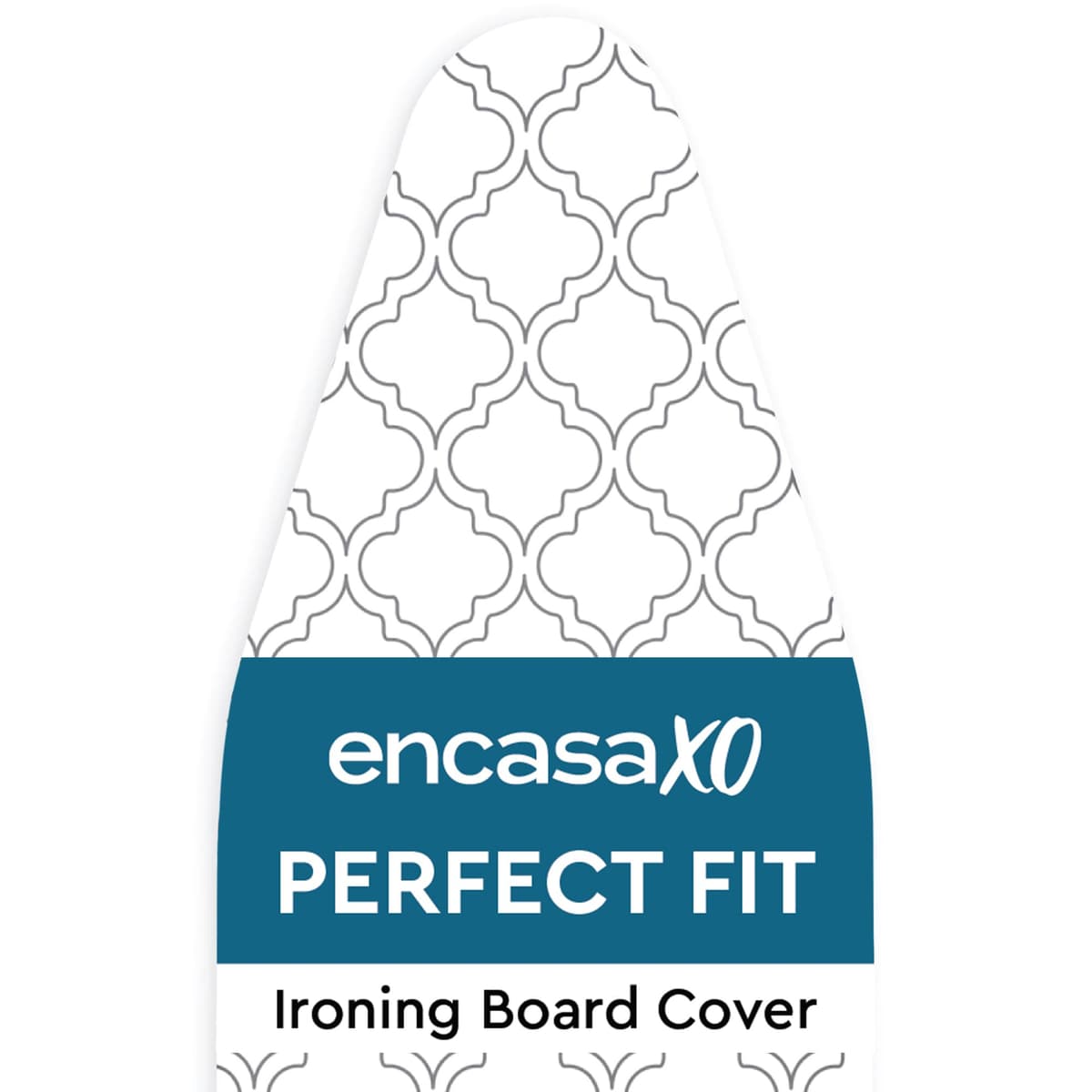 Encasa XO Ironing Board Covers and pad 125x46 cm- Thick 3mm Felt Padding, Drawstring Tightening & Lock, Heat Reflective, Scorch & Stain Resistant, for Wide Ironing Board - Big Leaves Green — view 22