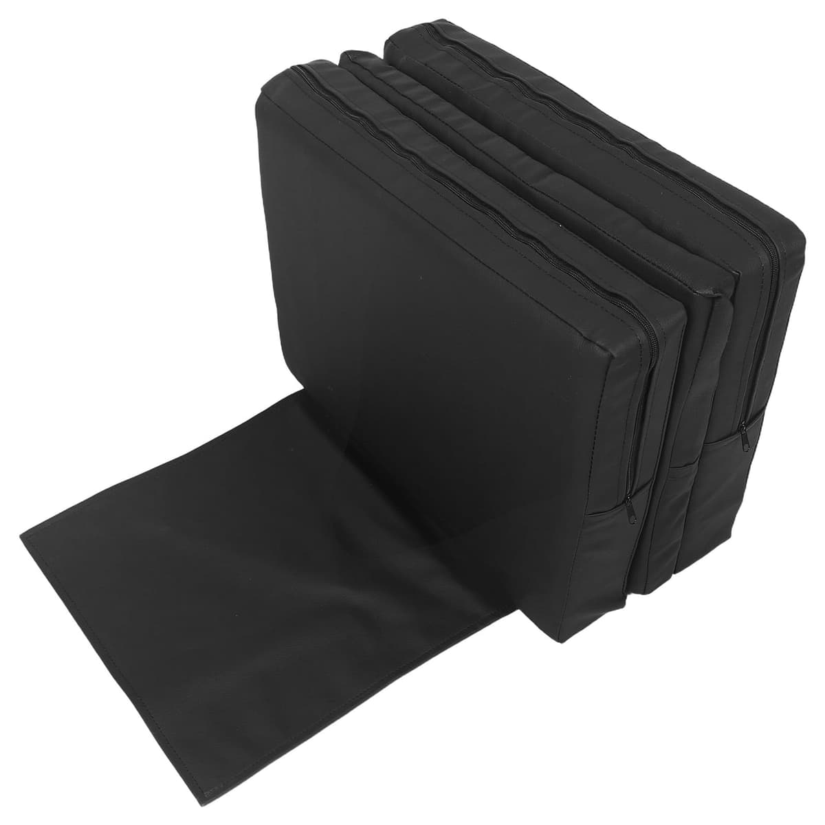CALLARON Booster Cushion Boys and Barber Chair Increasing Cushion Three-Layer Thickened Design Soft PU Leather Sponge Pad Portable Seat for Haircuts and Nail Sessions