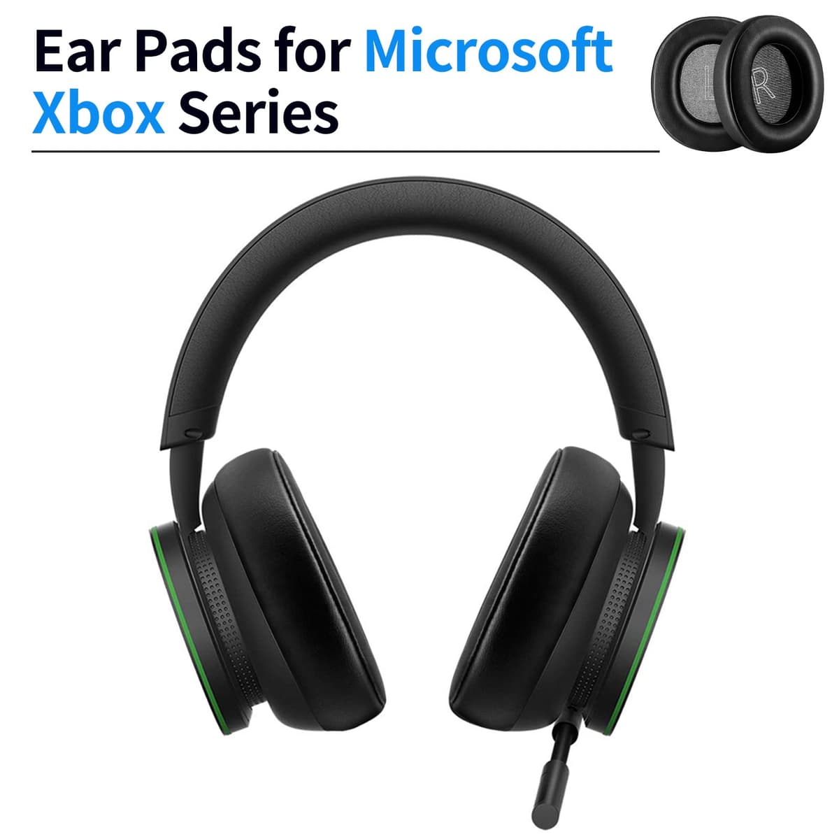 Almohadillas de repuesto para auriculares inalámbricos Microsoft Xbox — view 3