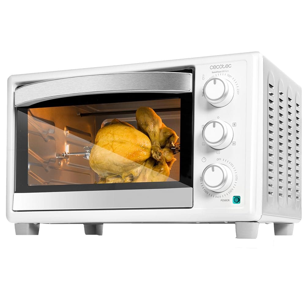 Cecotec Horno de sobremesa Bake&Toast 1090 White, 10 L, 1000 W, Temporizador 60min, Temperatura regulable hasta 230ºC, Bandeja para hornear, parrilla y pinzas. — view 16