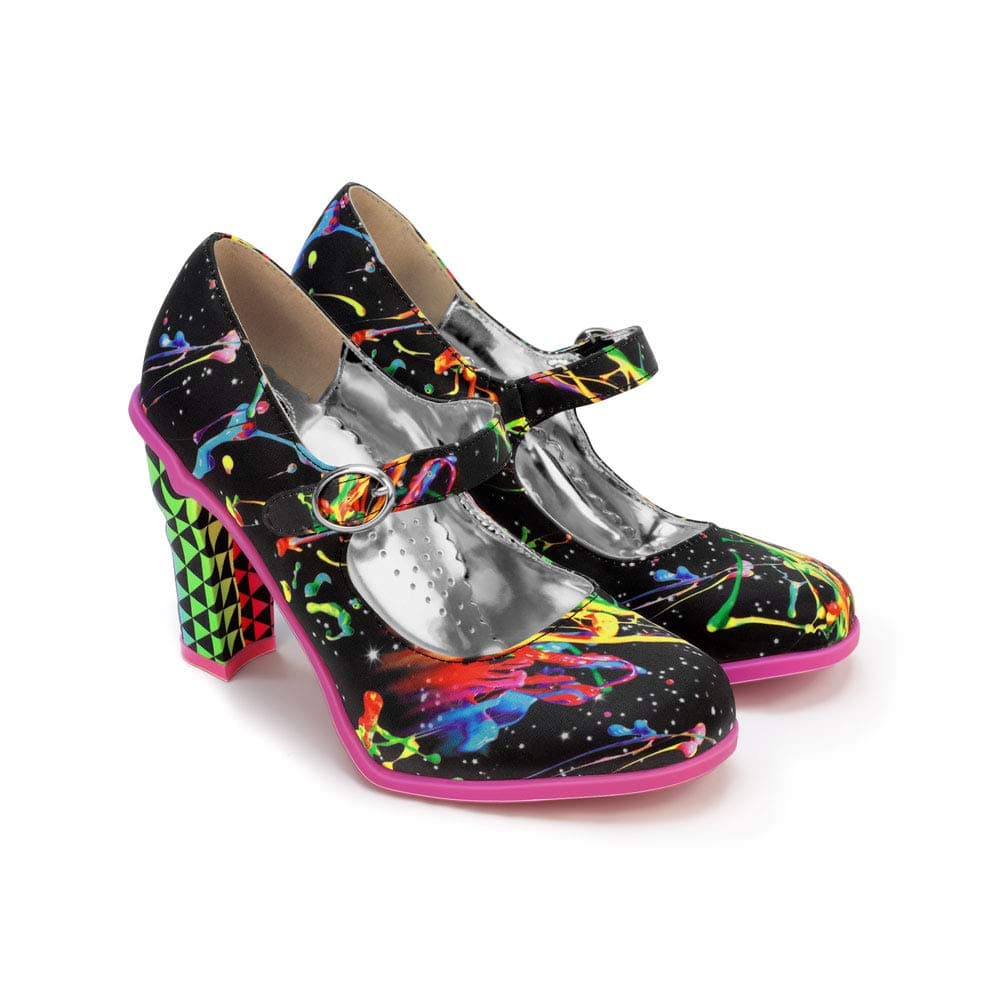 Hot Chocolate Design Chocolaticas Funky Canvas Women's Mary Jane Flat Shoes — view 88