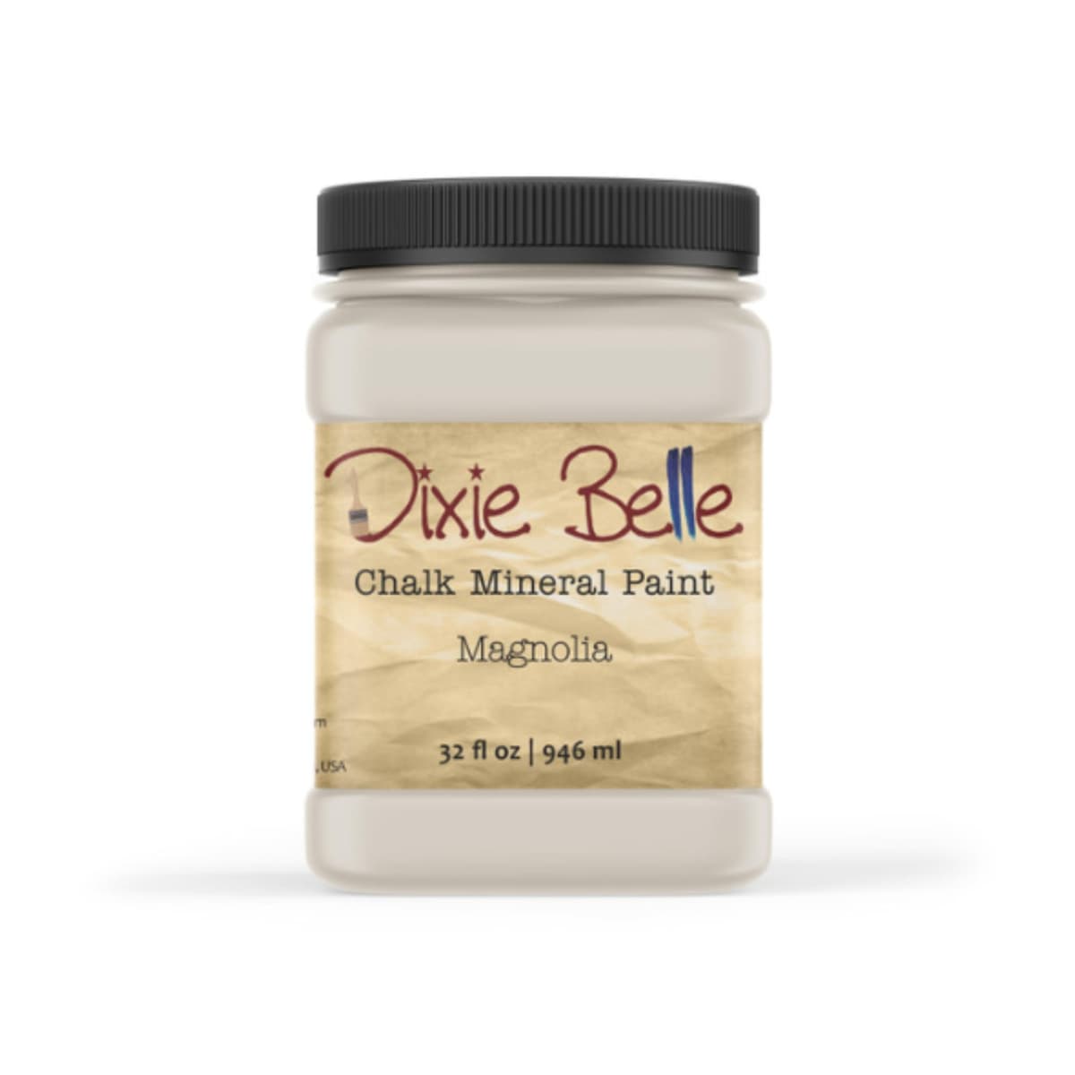 Dixie Belle Paint Company Chalk Finish Furniture Paint - Caviar (32oz) - Matte Black Chic Chalk Mineral DIY Furniture Paint — view 264