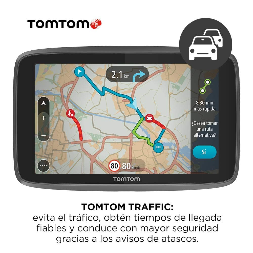 TomTom GO Professional 620, Navegación Profesional para Vehículos Grandes, TomTom Traffic a Través de Smartphone, 6 pulgadas, Negro/Gris — view 3