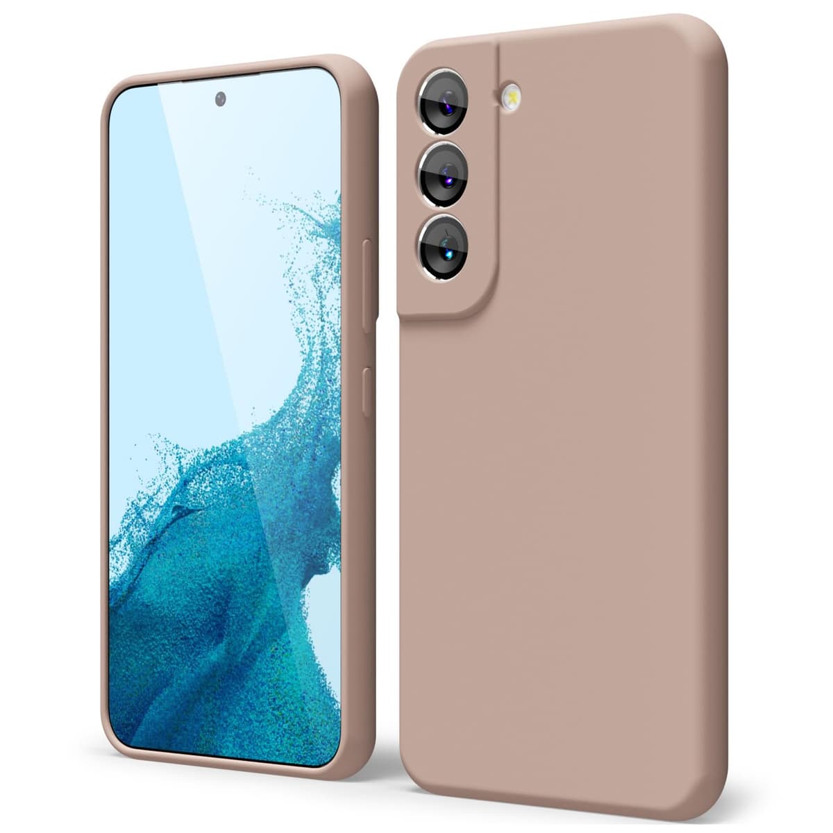oakxco for Samsung Galaxy S23 Phone Case Liquid Silicone,Cute Thin Slim Soft Rubber TPU Plain Smooth Gel Cover for Women Girl Aesthetic Design, Matte Solid Protective & Shockproof, Burgundy Plum Wine — view 390