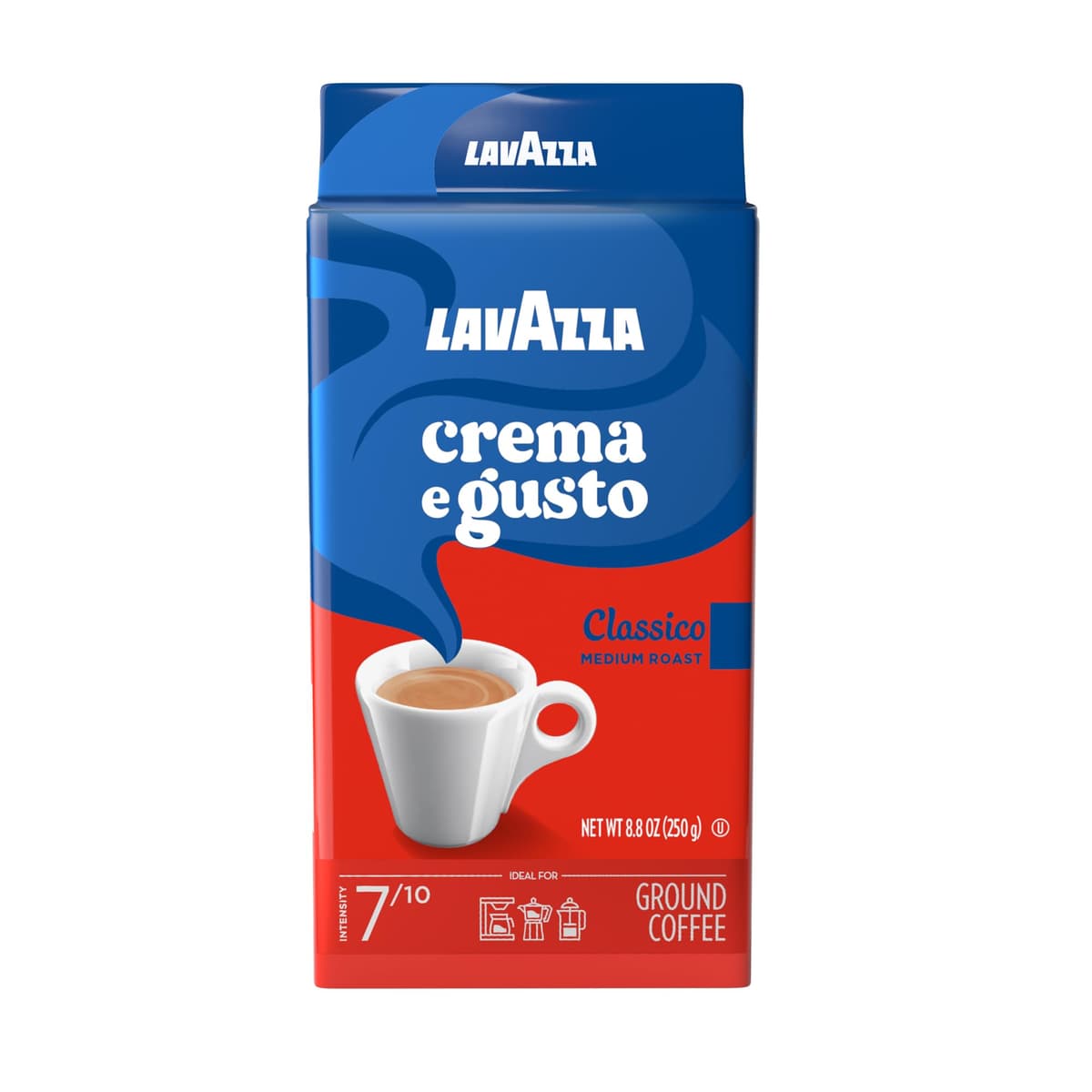 Lavazza, Qualità Rossa, Coffee Beans, Arabica and Robusta, Intensity 5/10, Medium Roasting, 1 Kg — view 32