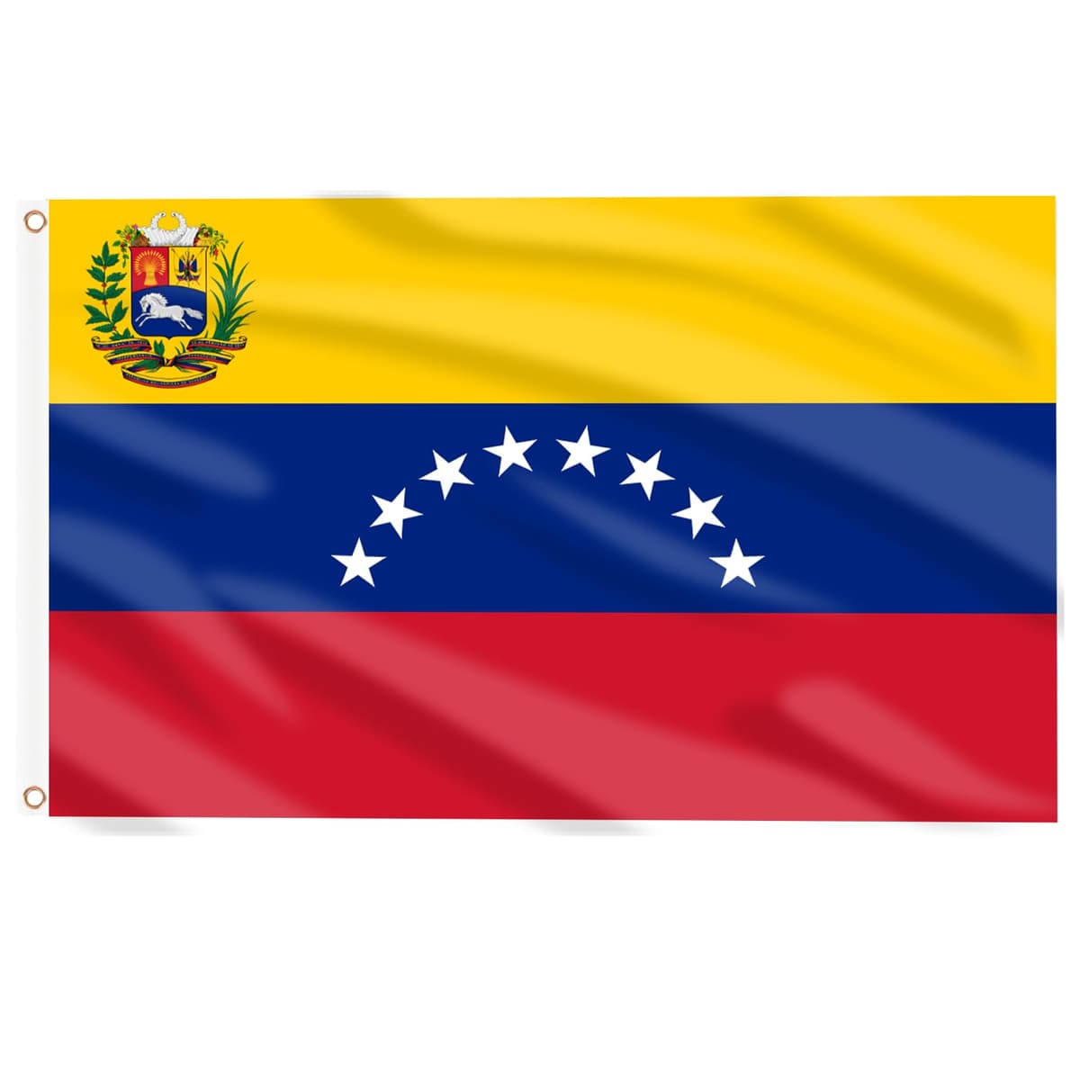 AhfuLife Bandera de España 90cm x 150cm, 2 Piezas Bandera Española con Agujeros de Latón en Ambos Lados, para Decoraciones de Fiestas, la Copa del Mundo, Día Nacional, Jardín, Calle — view 65