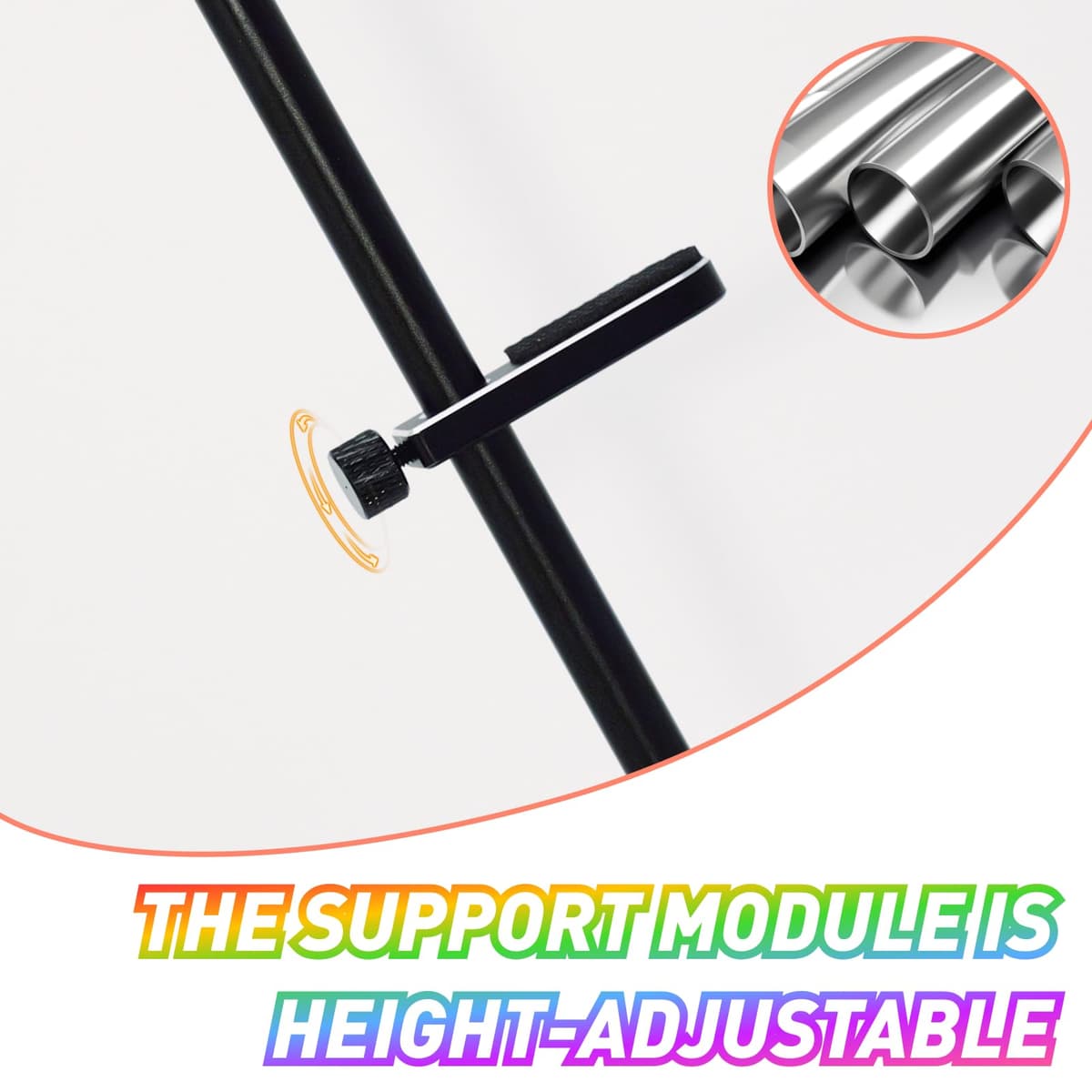 Soporte GPU Soporte Tarjeta Grafica Ajustable en Aluminio Anodizado con Base Magnética y Diseño CNC Compatible con Chasis ATX, MATX e ITX para Tarjetas de Video Pesadas — view 3