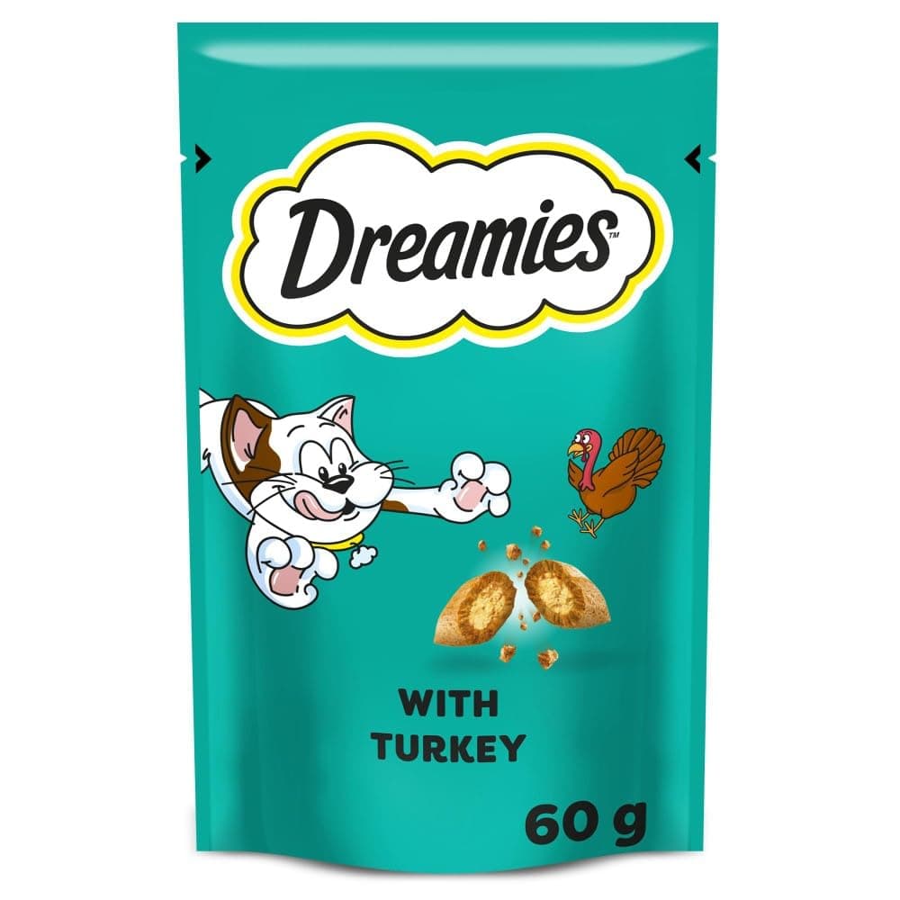 DREAMIES - Cat Treats - 12 x 60g - Multipack Biscuits - Variety Snack Box - 12 Pouches — view 11