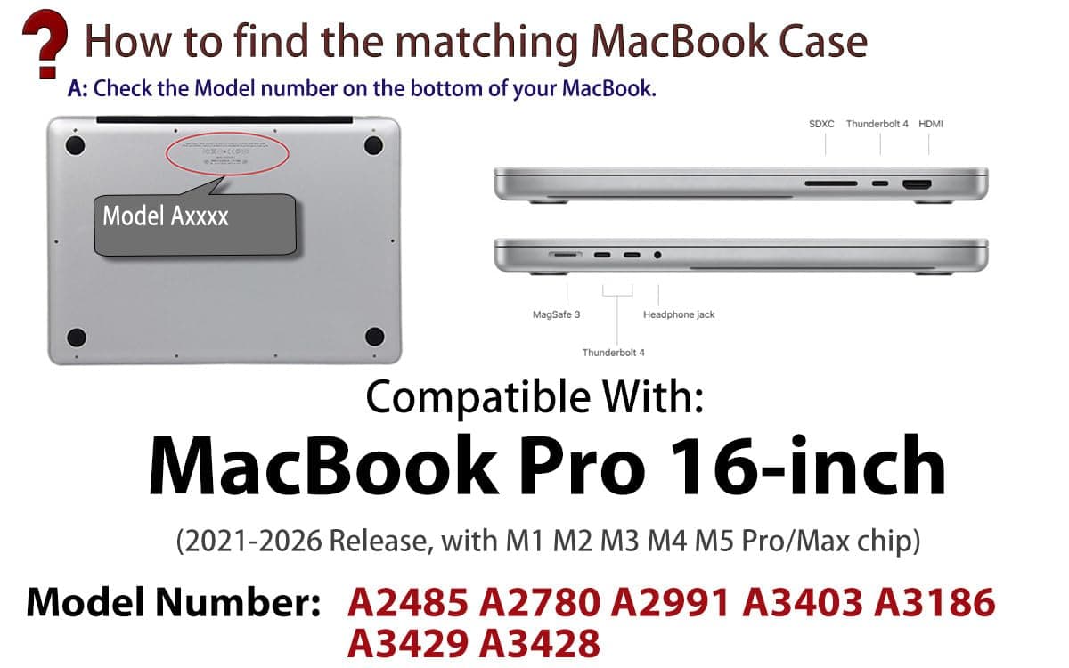 UESWILL Compatible with 2021-2026 MacBook Pro 16 inch M5 M4 M3 M2 M1 Pro Max Chip Model A3429 A3428 A3403 A3186 A2485 A2780 A2991 Matte Case Cover + Microfiber Cloth, Midnight Green — view 2