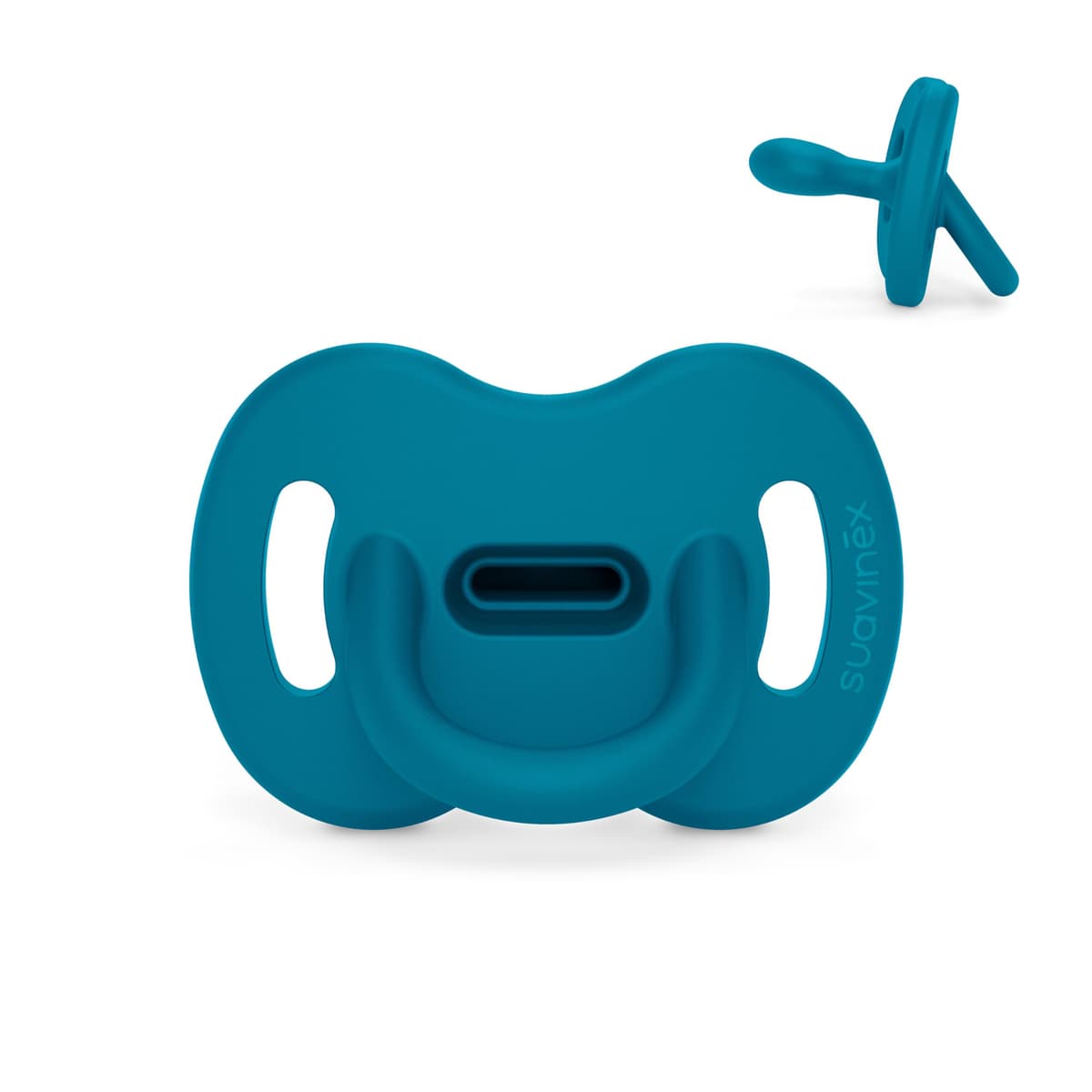 Suavinex, Chupete Todo Silicona, para Bebés 6/18 Meses, con Tetina Fisiológica Sx Pro, Súper Blandito y Flexible, Ideal para Dormir, Respeta el Desarrollo Bucodental, Colour Essence, Ballad Blue — view 22