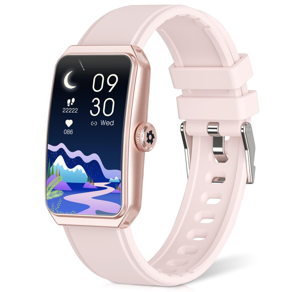 Fitness Tracker with 24/7 Heart Rate, Blood Pressure Blood Oxygen Sleep Monitor,103 Sports Modes Smart Watch IP68 Waterproof Activity Trackers, Step Counter Calories Pedometer for Women Men (Bordeaux) — view 8