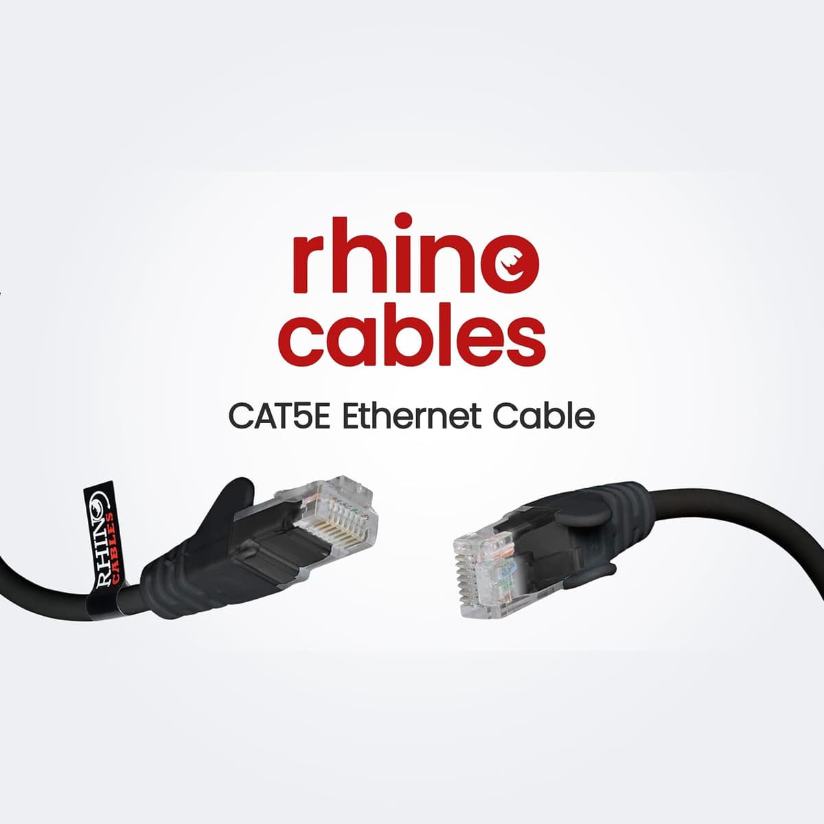 rhinocables CAT5e High-Speed Ethernet Patch Network Cable for LAN — Snagless Cable with RJ45 Connector Lead — Ideal for Internet, Router, Modem, Smart TV, PC & Laptop (5m, Black) — view 6