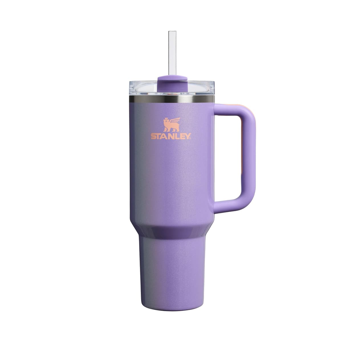 Stanley Quencher H2.0 Flowstate Tumbler 1.2L – Cold for 11 Hours – Iced for 48 Hours – Metal Water Bottle with Straw, Handle and Lid – Dishwasher Safe – Travel Mug for Cold Drinks – Periwinkle Shimmer