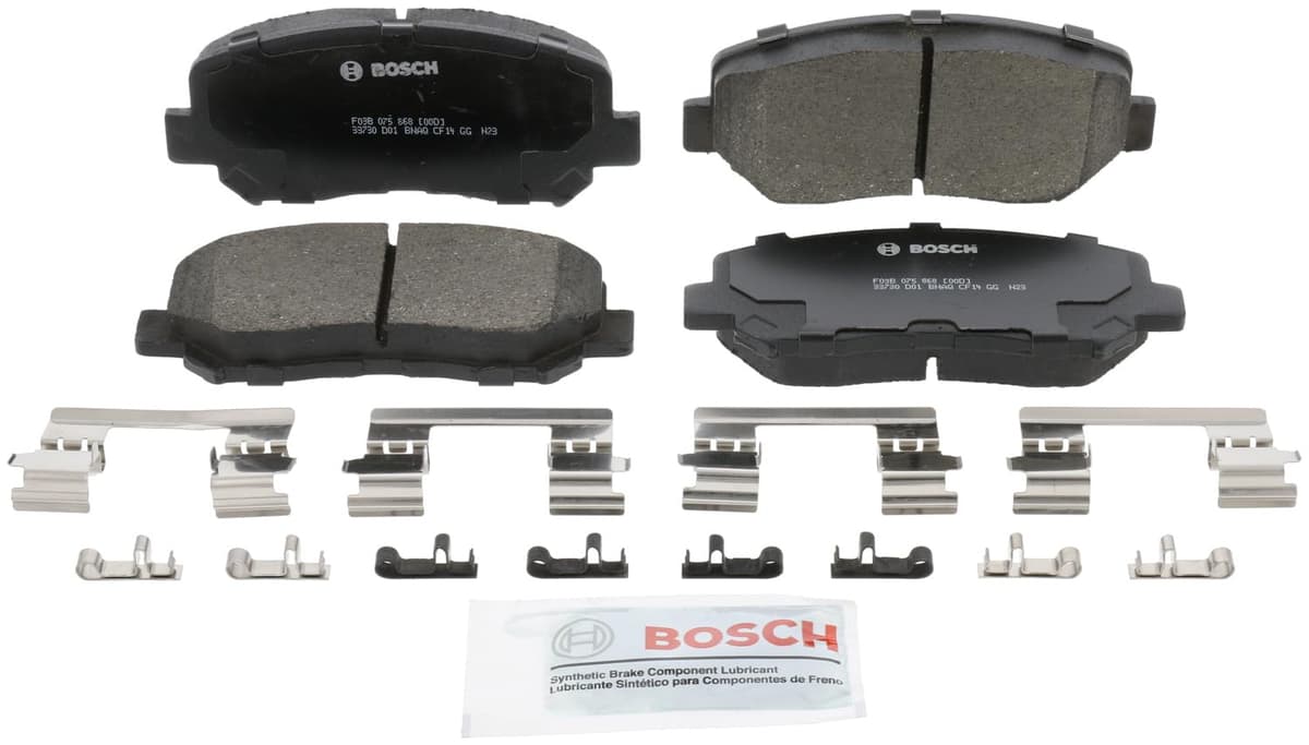 Bosch BC914 QuietCast Premium Ceramic Disc Brake Pad Set For: Acura ILX; Honda Accord, Civic, CR-V, Element, Fit, Front — view 307