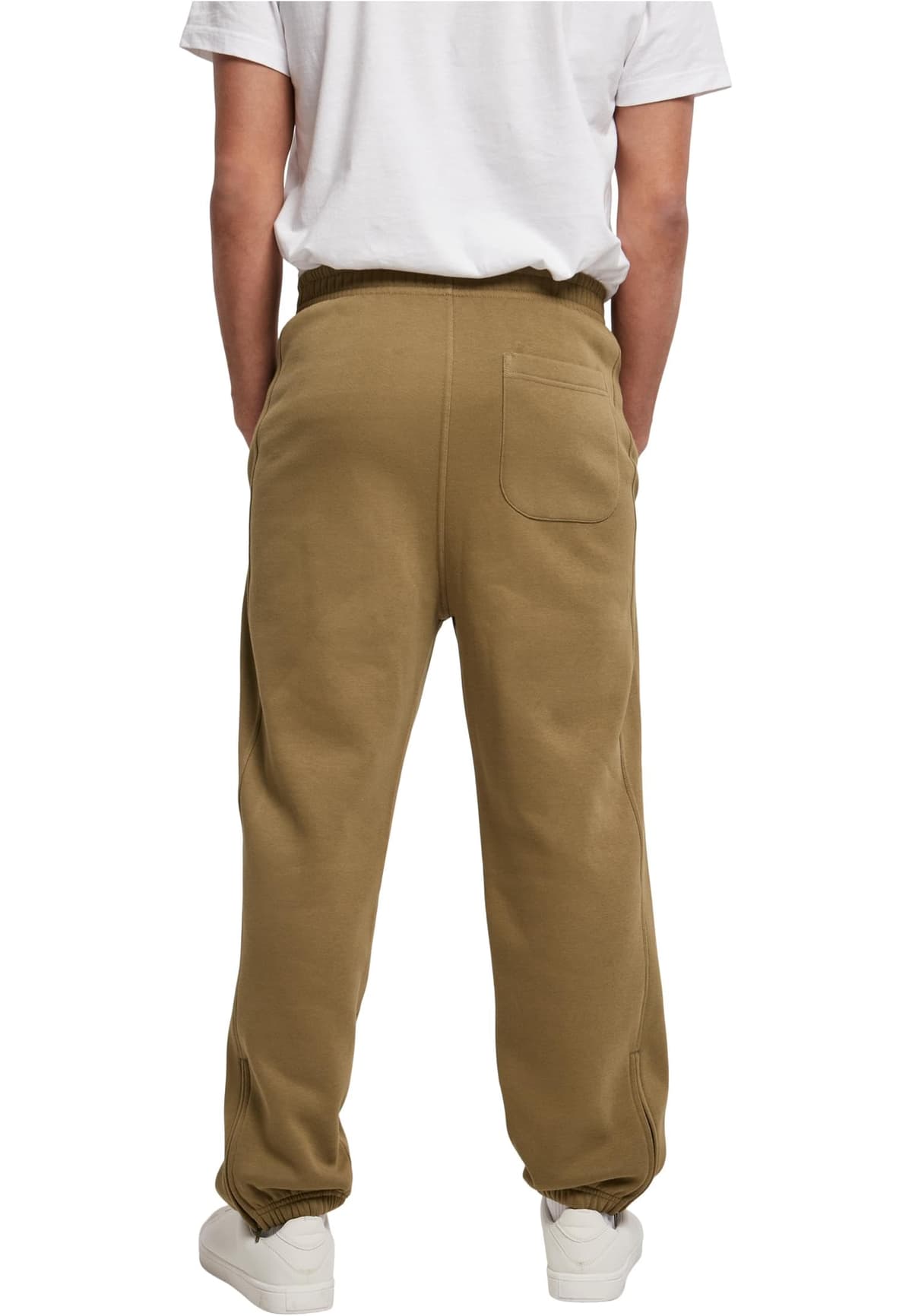 Urban Classics Pantalones de Gimnasia Hombre Pantalones de Deporte Negro Suelto — view 3